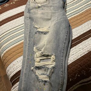 Judy blue paint splatter